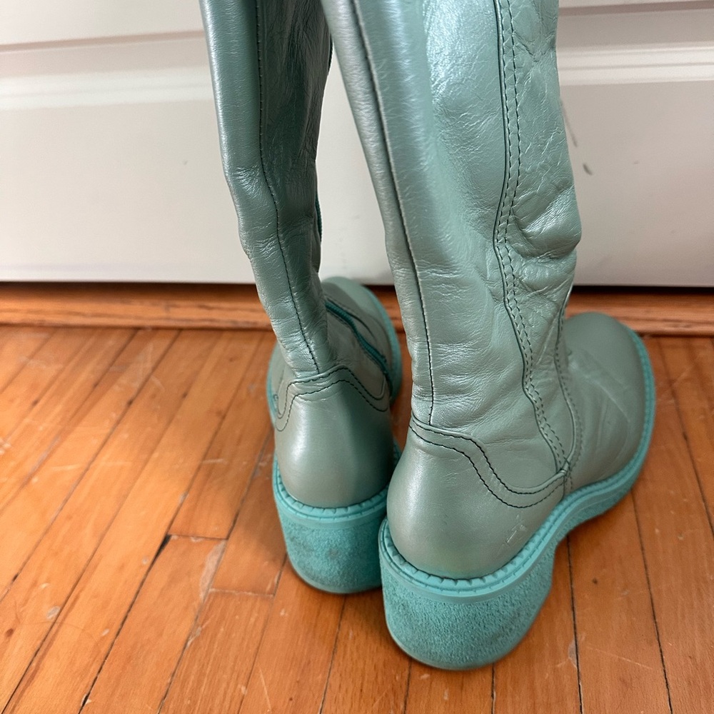Fluevog Leather Knee-High Boots in size 8 - Picture 3 of 4
